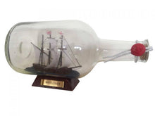 Load image into Gallery viewer, Mayflower Model Ship in a Glass Bottle  9&quot;&quot;