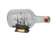 Load image into Gallery viewer, Mayflower Model Ship in a Glass Bottle  9&quot;&quot;