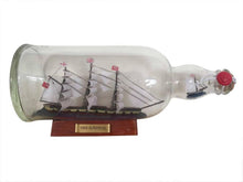 Load image into Gallery viewer, Master And Commander HMS Surprise Model Ship in a Glass Bottle 11&quot;&quot;