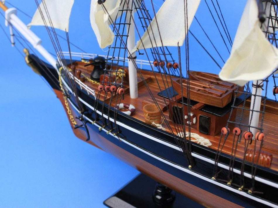 Wooden Cutty Sark Tall Model Clipper Ship 30"