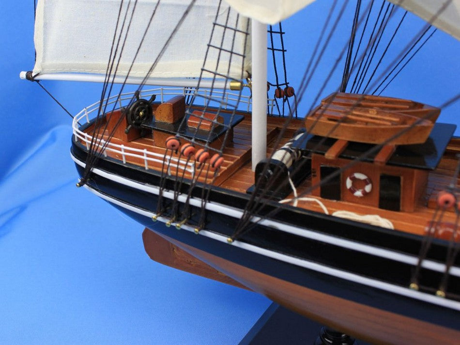 Wooden Cutty Sark Tall Model Clipper Ship 30"