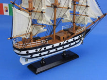 Load image into Gallery viewer, Wooden Amerigo Vespucci Tall Model Ship 15&quot;
