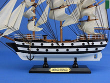 Load image into Gallery viewer, Wooden Amerigo Vespucci Tall Model Ship 15&quot;