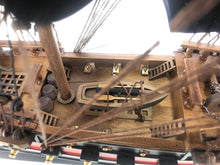 Load image into Gallery viewer, Wooden Blackbeard&#39;s Queen Anne&#39;s Revenge Black Sails Limited Model Pirate Ship 26&quot;