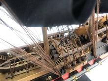 Load image into Gallery viewer, Wooden Thomas Tew&#39;s Amity Black Sails Limited Model Pirate Ship 26
