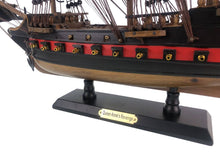Load image into Gallery viewer, Wooden Blackbeard&#39;s Queen Anne&#39;s Revenge Black Sails Limited Model Pirate Ship 26&quot;