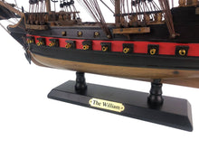 Load image into Gallery viewer, Wooden Calico Jack&#39;s The William Black Sails Limited Model Pirate Ship 26&quot;