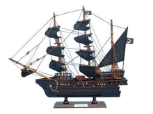 Load image into Gallery viewer, Wooden Thomas Tew&#39;s Amity Model Pirate Ship 14&quot;&quot;