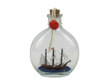 Load image into Gallery viewer, Mayflower Model Ship in a Glass Bottle 4&quot;