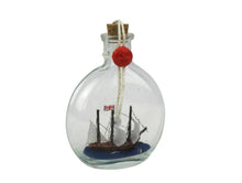 Load image into Gallery viewer, Mayflower Model Ship in a Glass Bottle 4&quot;